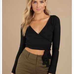 Black Tobi crop top